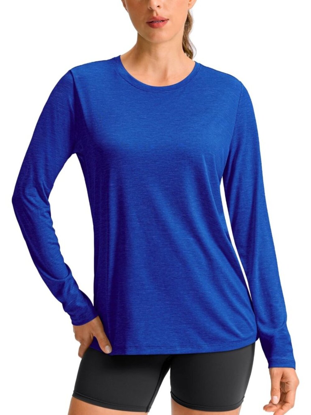 Lightweight Long Sleeve Workout Tops for Women | Athletic Running Shirt XS-3XL
